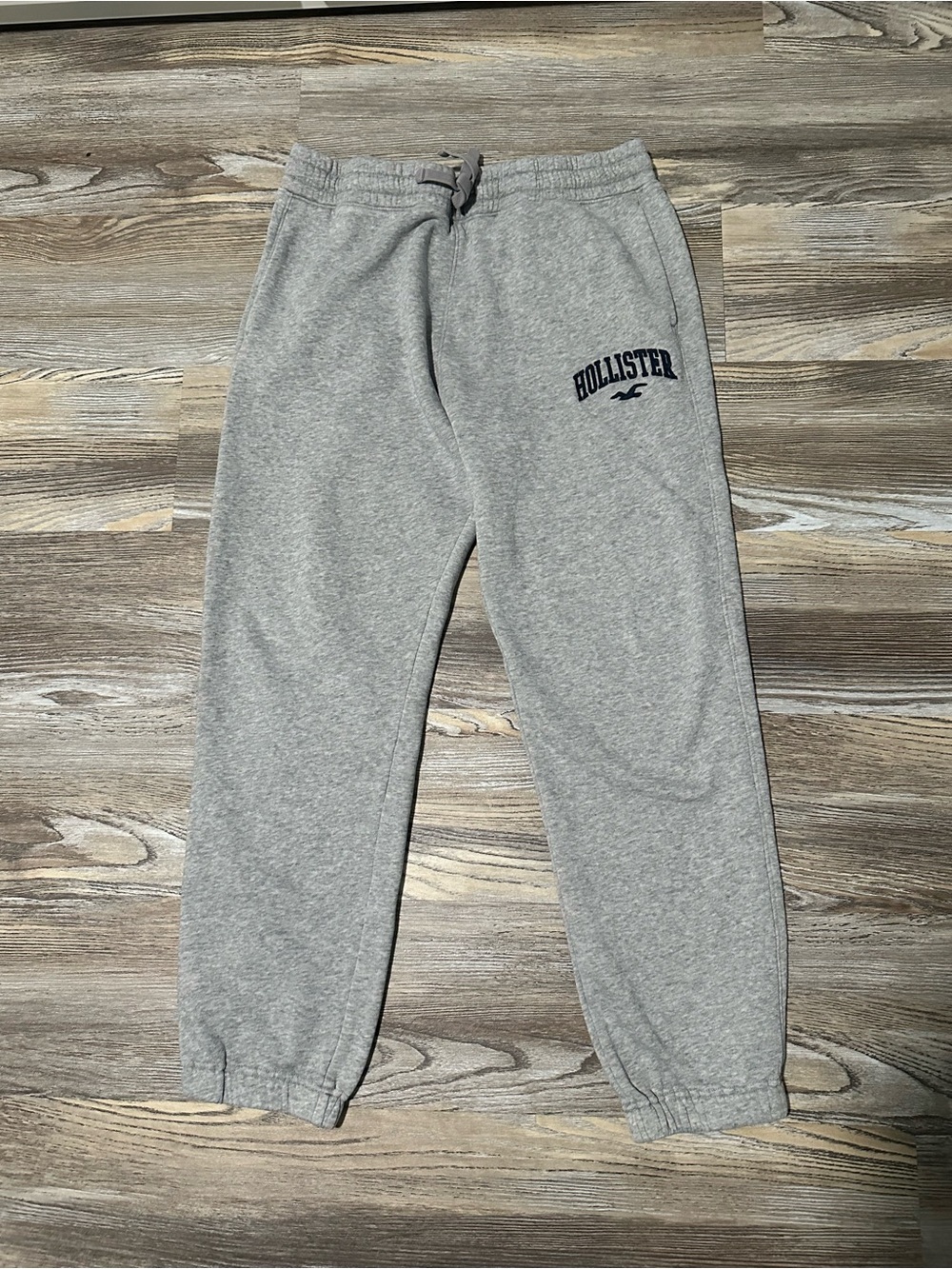 Hollister Gray Knit Jogger Sweatpants